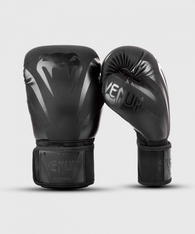 Перчатки боксерские Venum Impact - Black/Black
