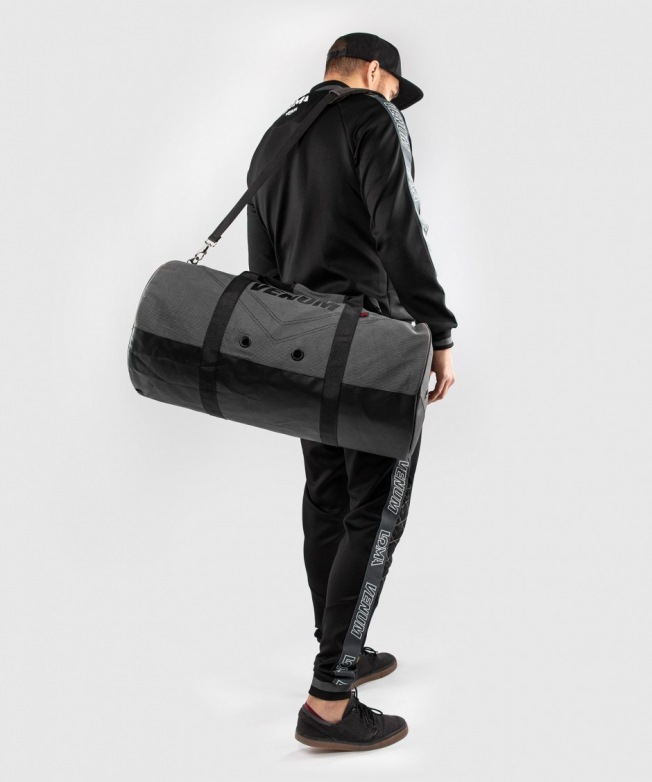 Сумка спортивная Venum Rio - Grey/Black | Фото 9