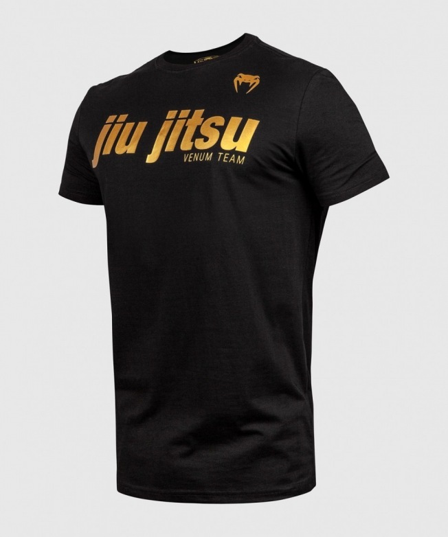 Футболка Venum Sport Classic Jiu Jitsu - Black/Gold | Фото 4