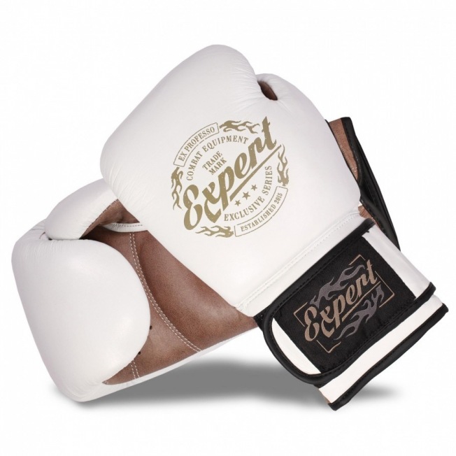 Боксерские Перчатки Fight Expert Vintage - White