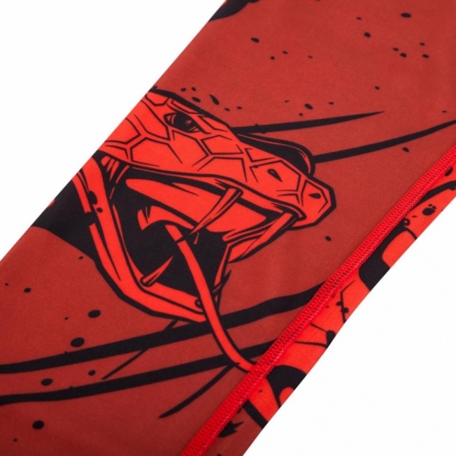 Компрессионные Штаны Venum Crimson Viper - Black/Red | Фото 6