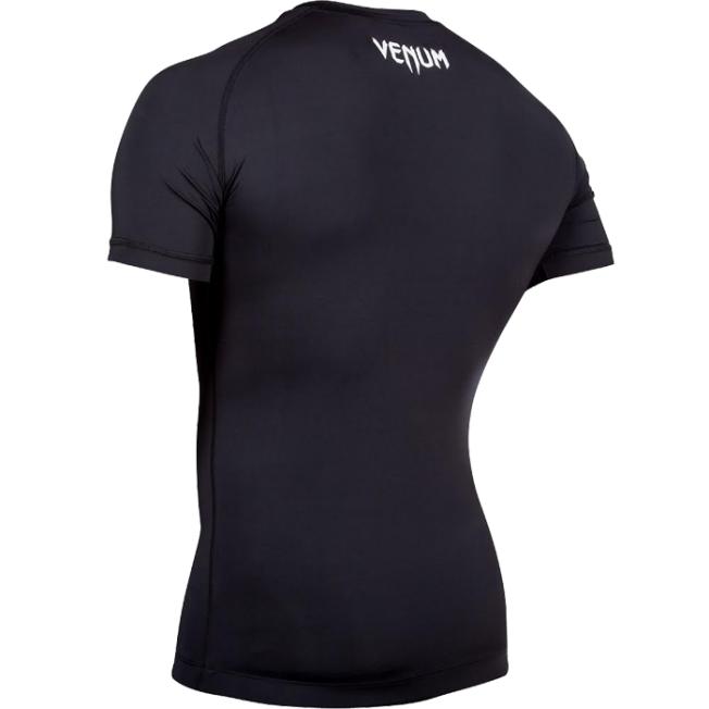 Рашгард Venum Contender 2.0 Short Sleeves - Black/Ice | Фото 1