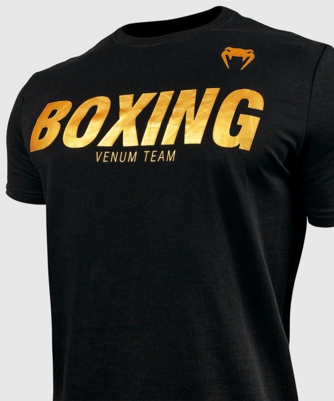 Футболка Venum Boxing - Black/Gold | Фото 4