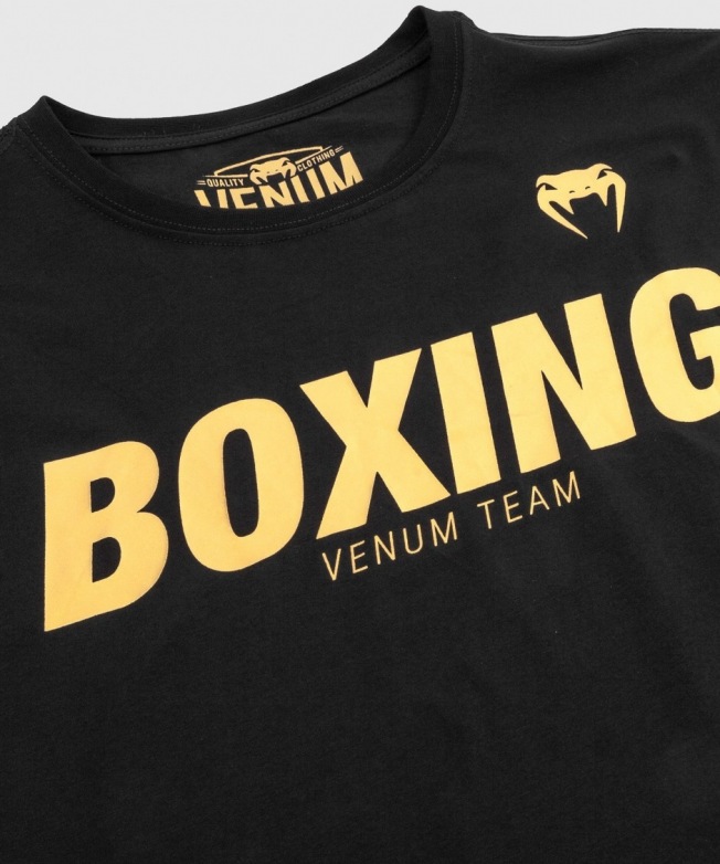 Футболка Venum Boxing - Black/Gold | Фото 5