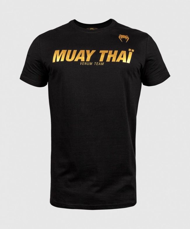 Футболка Venum Muay Thai - Black/Gold