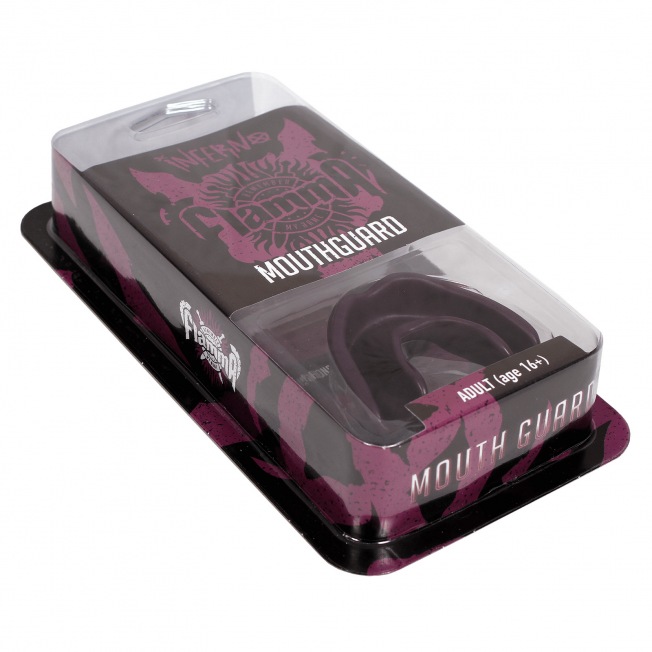 Капа боксерская Flamma Inferno - Purple (16+) | Фото 3