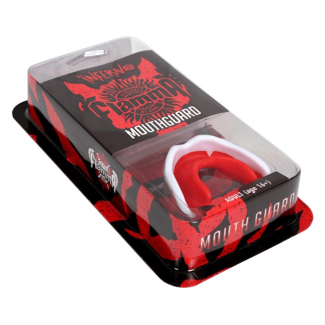 Капа боксерская Flamma Inferno - Red (16+) | Фото 3