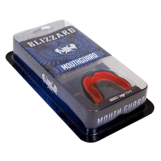 Капа боксерская Flamma Blizzard Monster 2.0 - Black/Red | Фото 3