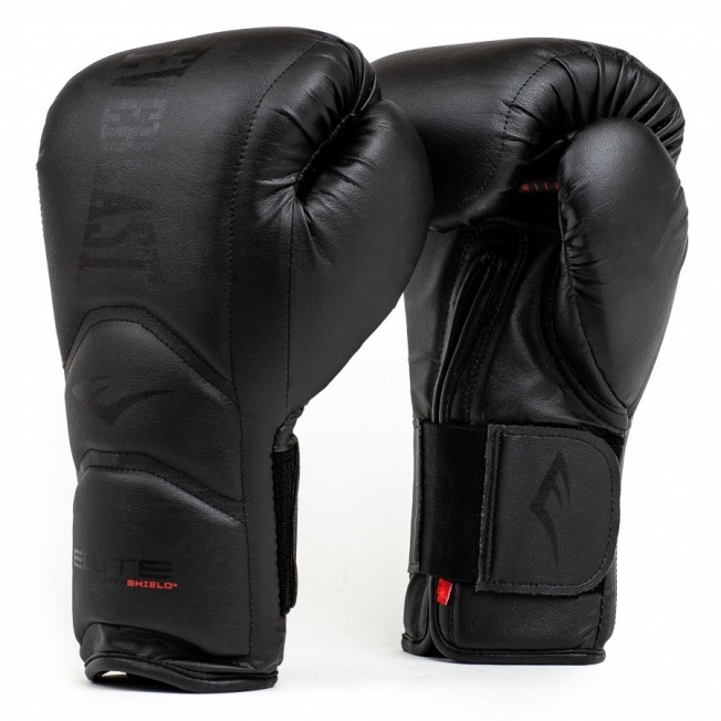 Боксерские перчатки Everlast Elite Pro NEW - Черный