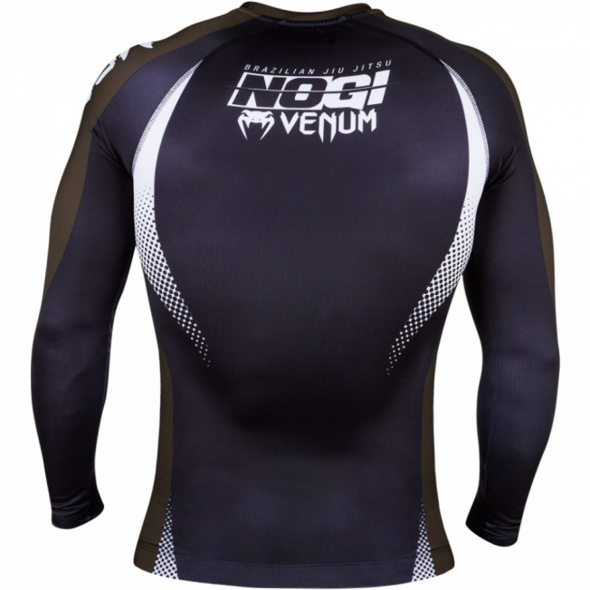 Рашгард Venum No Gi IBJJF Long Sleeves - Black/Brown | Фото 1