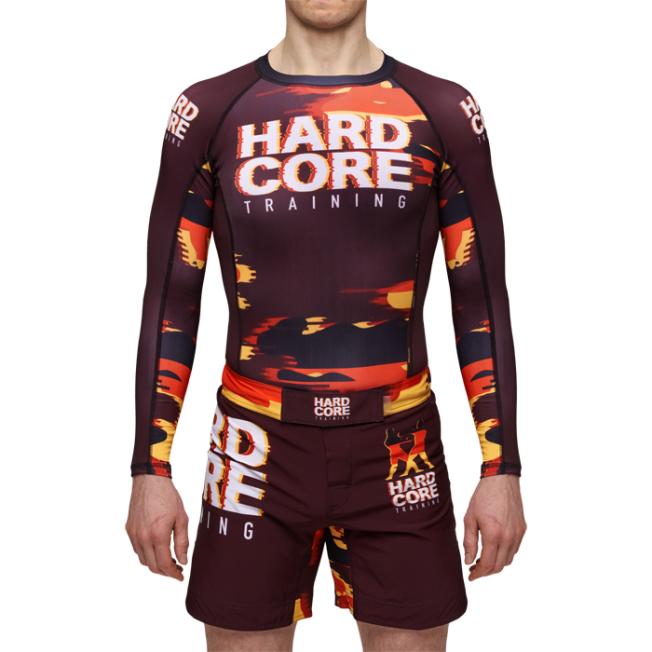 Рашгард Hardcore Training Glitch Art DE LS | Фото 4