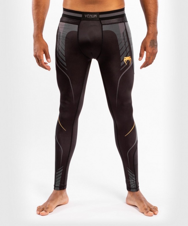Компрессионные штаны Venum Athletics - Black/Gold | Фото 1