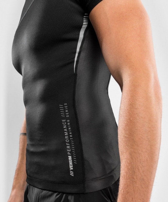 Рашгард Venum Tempest 2.0 SS - Black/Grey | Фото 3