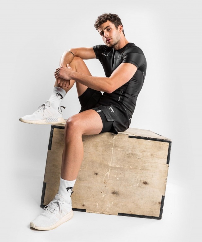 Рашгард Venum Tempest 2.0 SS - Black/Grey | Фото 7