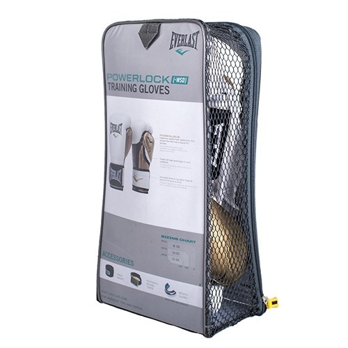 Перчатки боксерские Everlast Powerlock PU - Белый/Золото | Фото 3