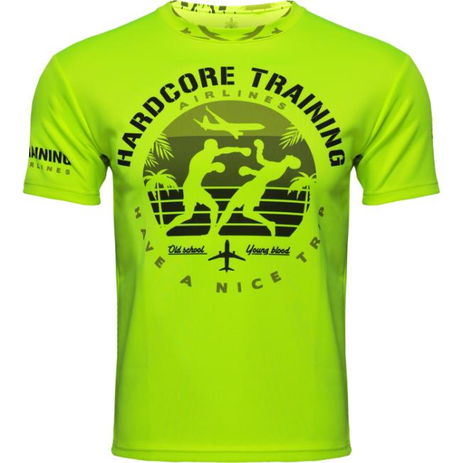 Тренировочная футболка Hardcore Training Voyage - Chartreuse