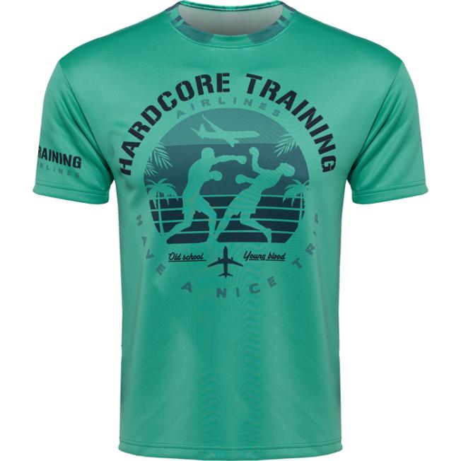 Тренировочная футболка Hardcore Training Voyage - Mint