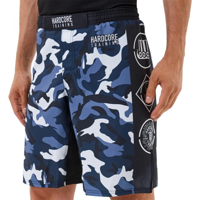 Шорты для единоборств Hardcore Training Blue Camo | Фото 5