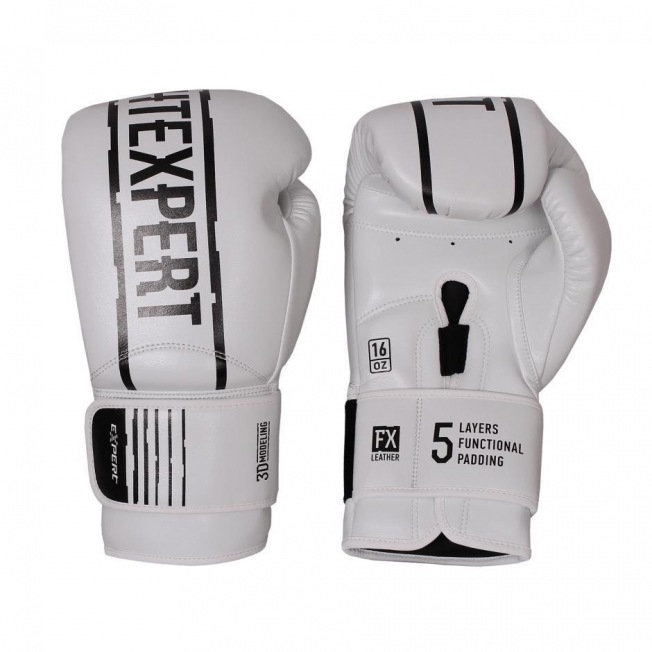 Боксерские перчатки Fight Expert Boxing 5L - White | Фото 2