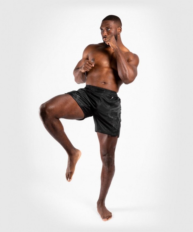 Шорты ММА Venum Skull - Black/Black | Фото 8