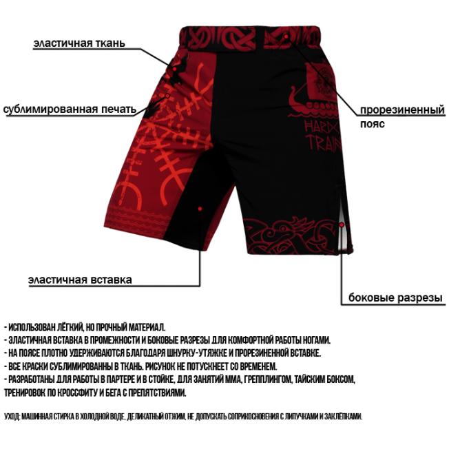 Шорты для единоборств Hardcore Training Viking | Фото 7