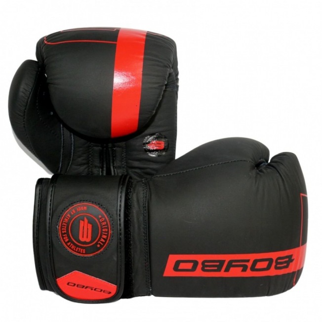 Перчатки боксерские BoyBo Fusion (BG-092) - Черный/Красный | Фото 2