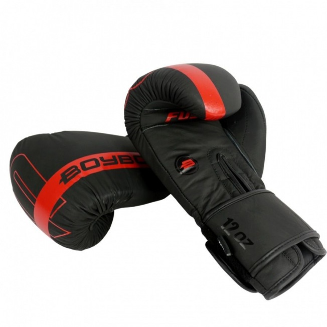 Перчатки боксерские BoyBo Fusion (BG-092) - Черный/Красный | Фото 4