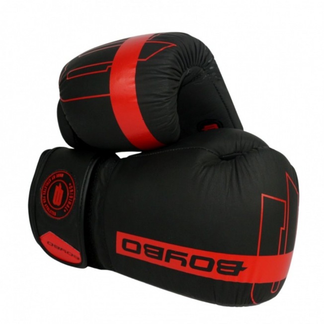 Перчатки боксерские BoyBo Fusion (BG-092) - Черный/Красный | Фото 8