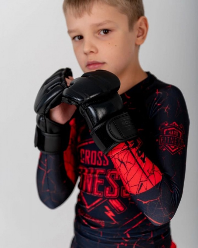 Перчатки ММА BoyBo Stain (BGM311) - Черный | Фото 7