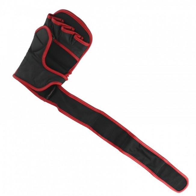 Перчатки ММА тренировочные BoyBo Wings - Черный/Красный | Фото 4