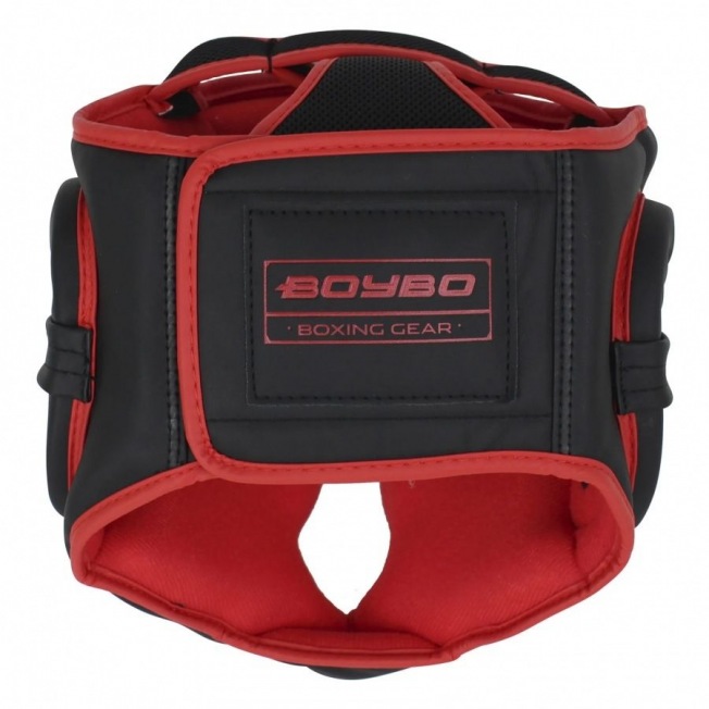 Шлем боксерский BoyBo Атака (BH80) - Черный/Красный | Фото 2