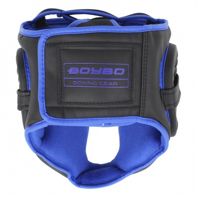 Шлем боксерский BoyBo Атака (BH80) - Черный/Синий | Фото 2