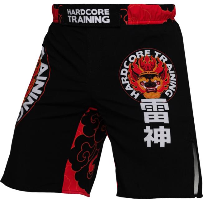 Шорты Hardcore Training Raijin - Black/Red | Фото 1