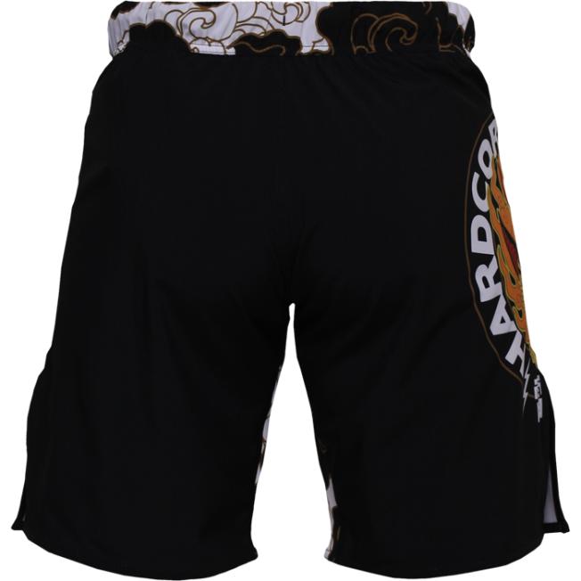 Шорты для единоборств Hardcore Training Raijin - Black/White | Фото 3