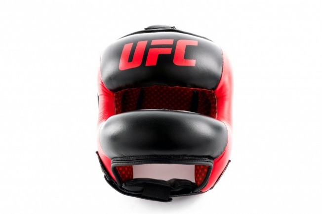 Боксерский шлем с бампером UFC - RD/BK | Фото 2