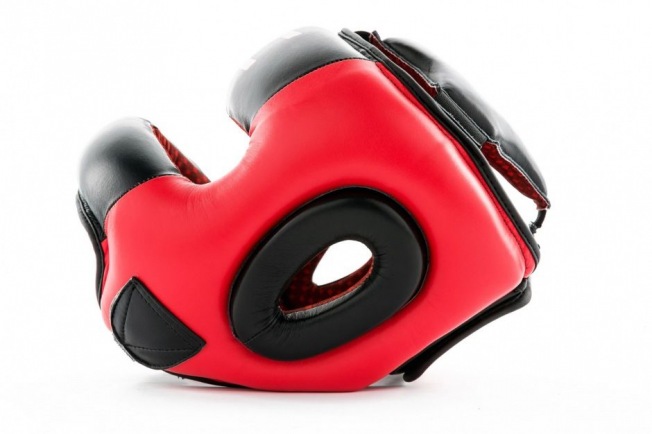 Боксерский шлем с бампером UFC - RD/BK | Фото 3