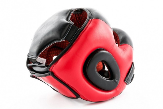 Боксерский шлем с бампером UFC - RD/BK | Фото 7