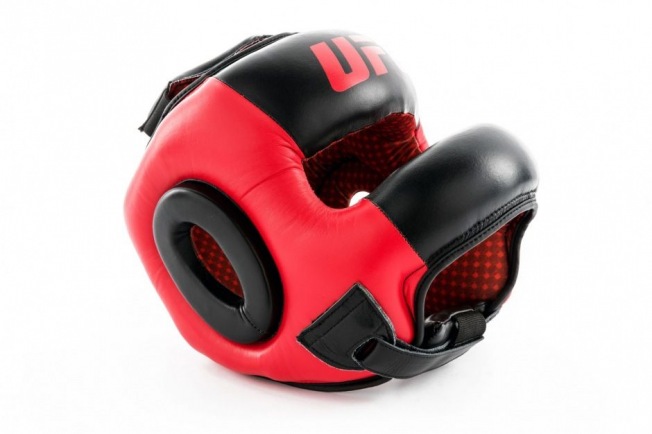 Боксерский шлем с бампером UFC - RD/BK | Фото 9