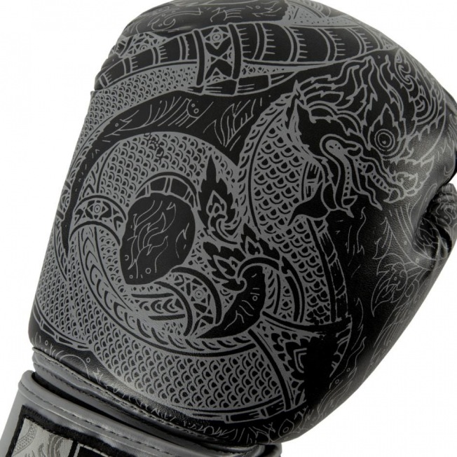 Боксерские перчатки UFC PRO Thai Naga - Black | Фото 2