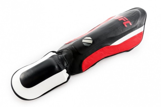 Щитки на ноги, шингарды UFC - Black/Red | Фото 2