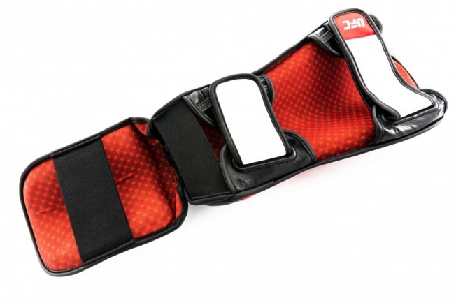 Щитки на ноги, шингарды UFC - Black/Red | Фото 5