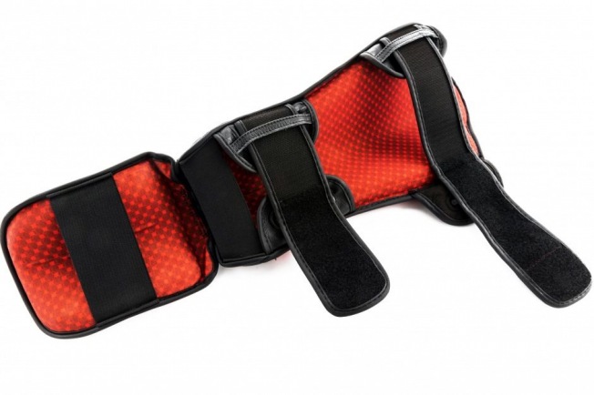 Щитки на ноги, шингарды UFC - Black/Red | Фото 9