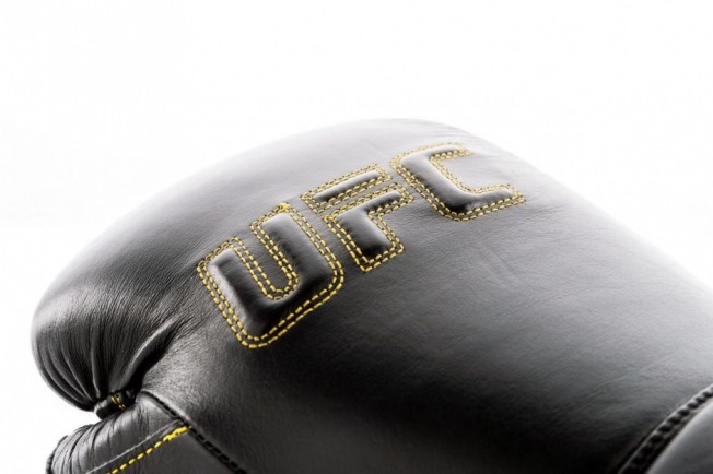 Боксерские перчатки премиальные на липучке UFC - Black | Фото 10