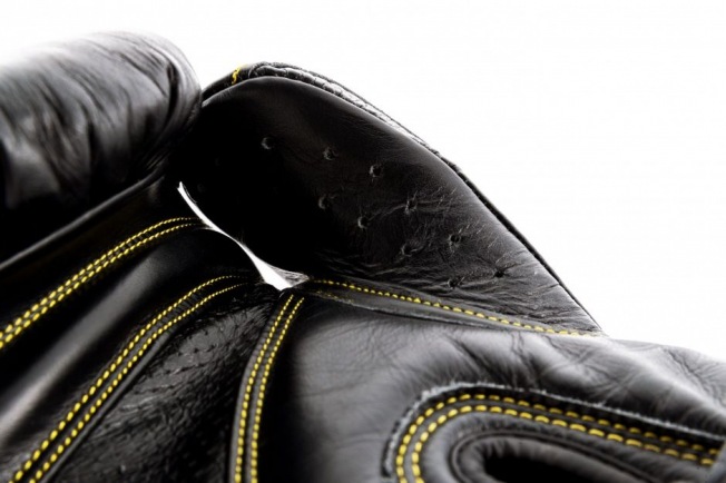 Боксерские перчатки премиальные на липучке UFC - Black | Фото 12