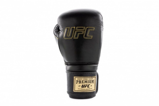 Боксерские перчатки премиальные на липучке UFC - Black | Фото 2