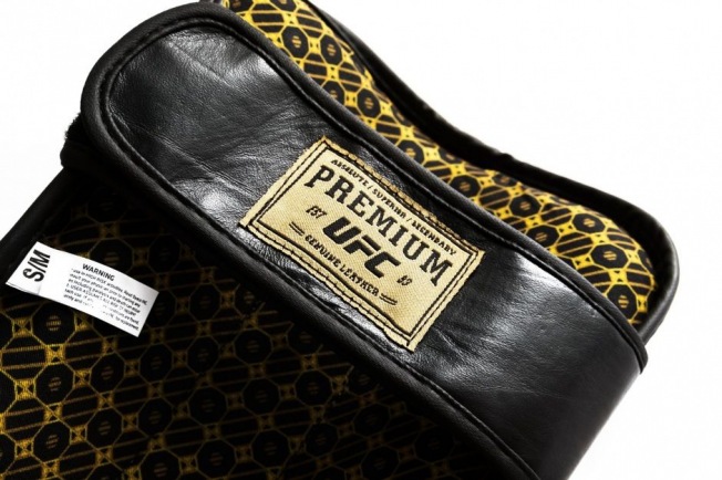 Щитки на ноги, шингарды премиальные на липучке UFC - Black | Фото 8