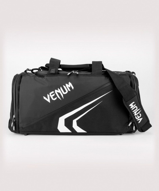 Сумка спортивная Venum Trainer Lite Evo - Black/White | Фото 2