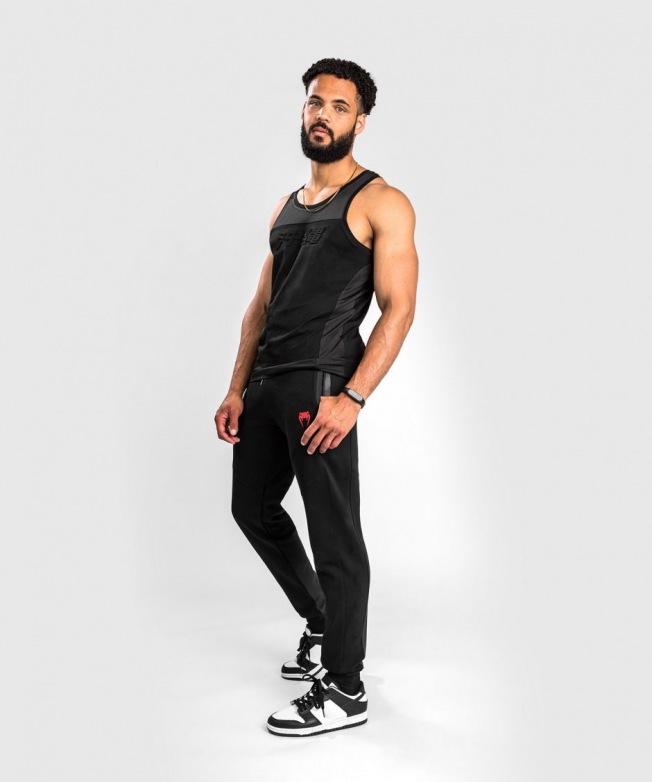 Спортивные штаны Venum Okinawa 3.0 - Black/Red | Фото 1