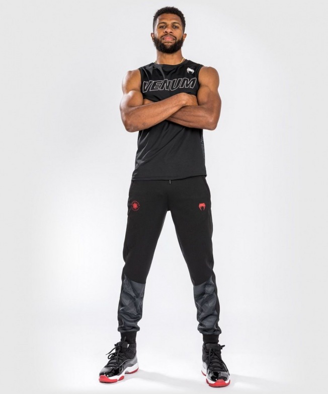 Спортивные штаны Venum Phantom - Black/Red | Фото 2