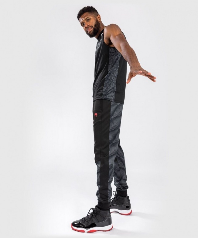 Спортивные штаны Venum Phantom - Black/Red | Фото 3